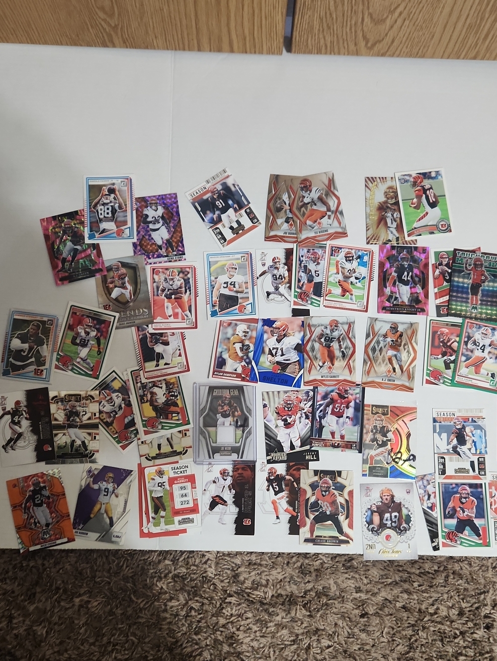 Cincinnati Bengals Football Trading Card Collection Donruss Score Mosaic Panini